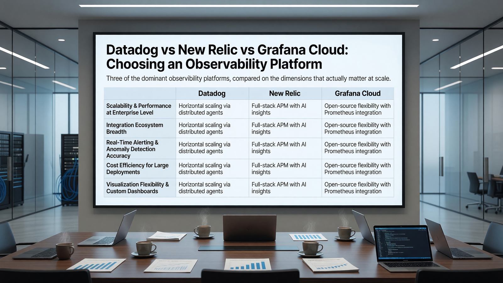 Datadog vs New Relic vs Grafana Cloud: Choosing an Observability Platform