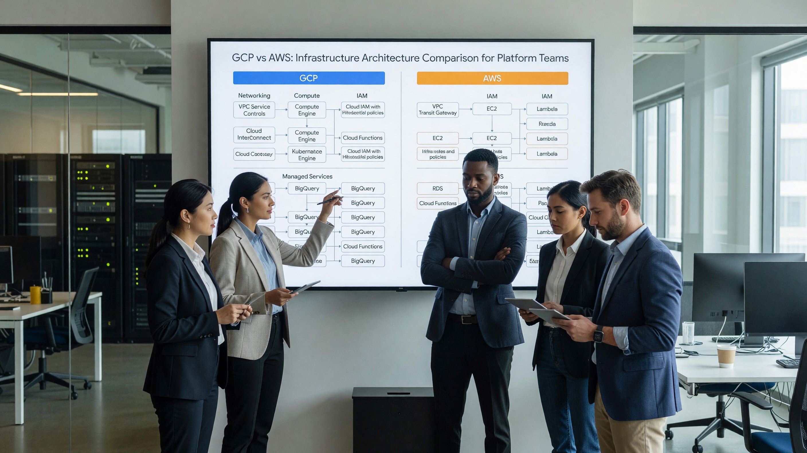 GCP vs AWS: Infrastructure Architecture Comparison for Platform Teams
