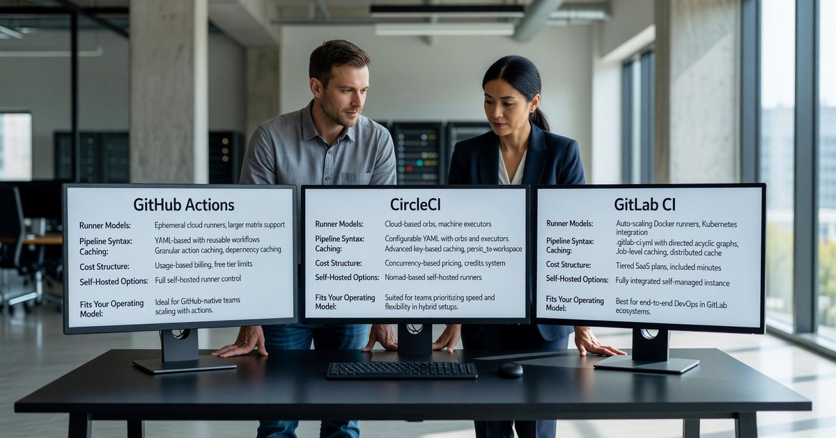 GitHub Actions vs CircleCI vs GitLab CI: 2026 Comparison